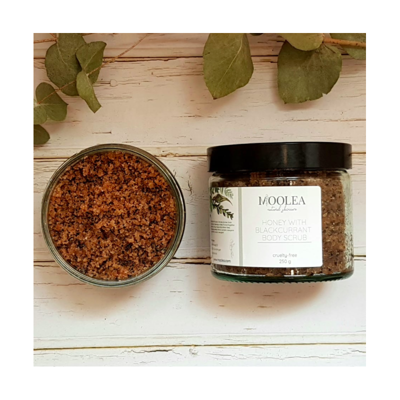 Body scrub - honey and black currant