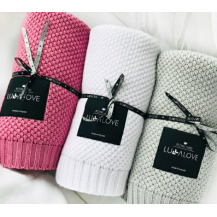 Couverture Bambou pour bebe - Noix de coco Lullalove Couverture Bambou pour bebe - Noix de coco Lullalove