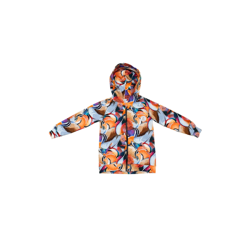 Hey Popinjay! Hoodie with zip organic cotton for boys