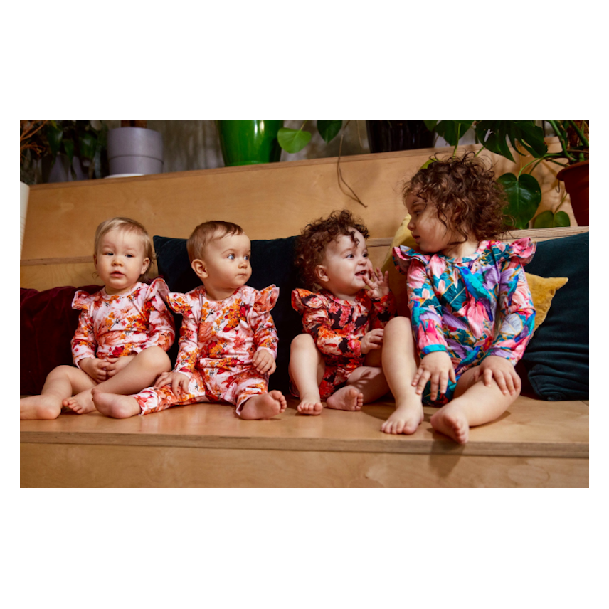 Hey Popinjay! Body en coton bio pour fille Hey Popinjay! Body en coton bio pour fille