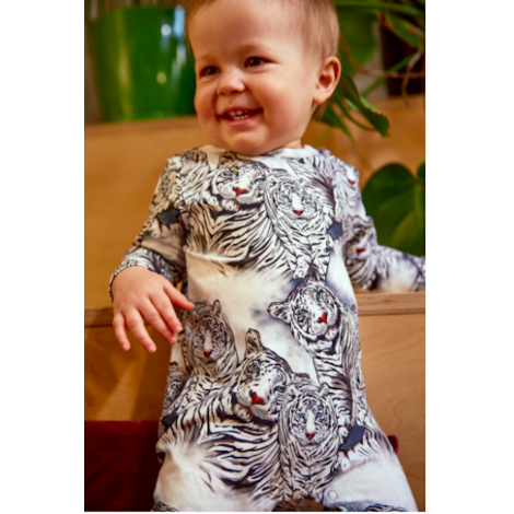 Hey Popinjay! Barboteuse, tout en un, en coton bio pour bébé Hey Popinjay! Barboteuse, tout en un, en coton bio pour bébé