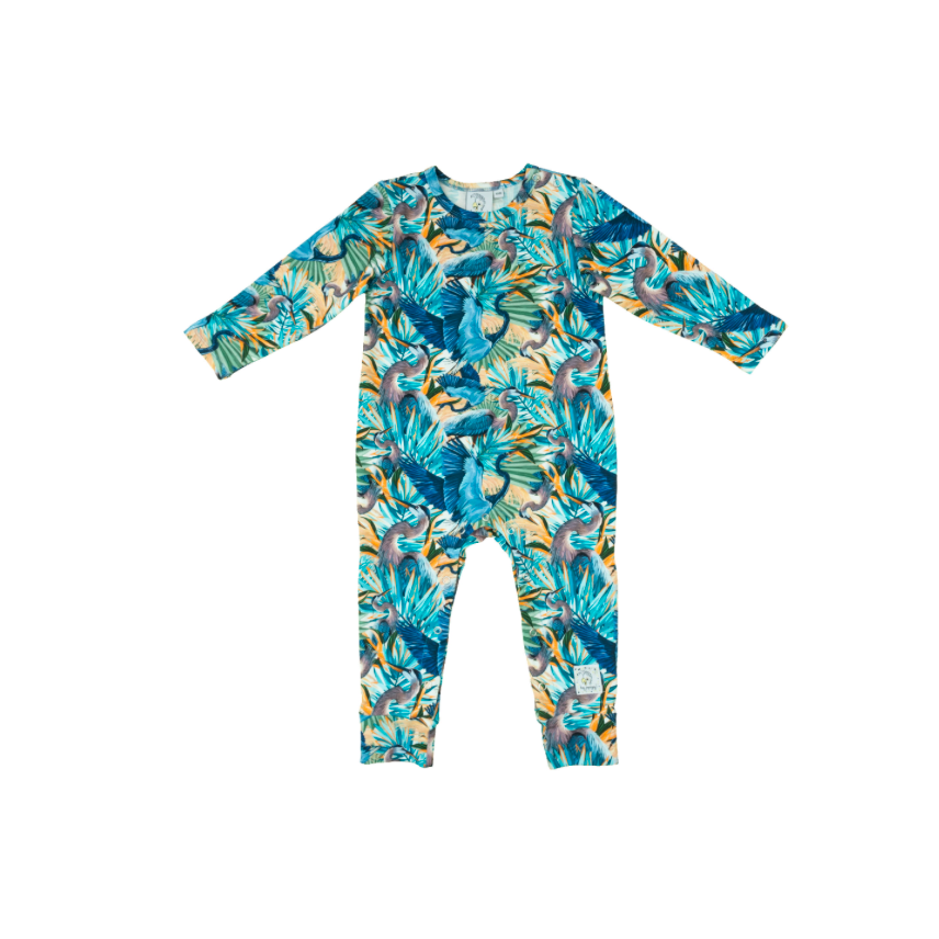 Hey Popinjay! Barboteuse, tout en un, en coton bio pour bébé