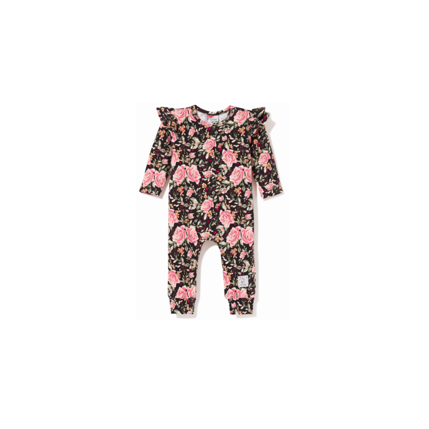 Hey Popinjay! Barboteuse, tout en un, en coton bio pour bébé Hey Popinjay! Barboteuse, tout en un, en coton bio pour bébé