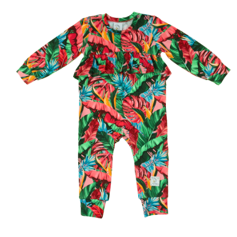 Hey Popinjay! Barboteuse, tout en un, en coton bio pour bébé Hey Popinjay! Barboteuse, tout en un, en coton bio pour bébé