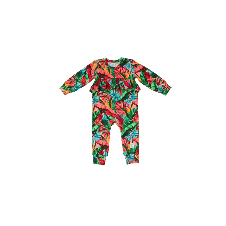 Hey Popinjay! Barboteuse, tout en un, en coton bio pour bébé Hey Popinjay! Barboteuse, tout en un, en coton bio pour bébé