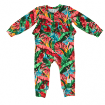 Hey Popinjay! Barboteuse, tout en un, en coton bio pour bébé Hey Popinjay! Barboteuse, tout en un, en coton bio pour bébé