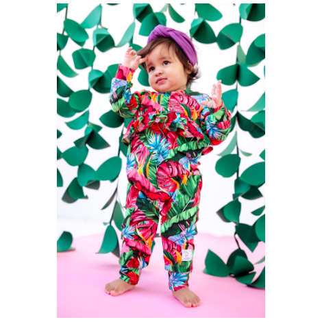 Hey Popinjay! Barboteuse, tout en un, en coton bio pour bébé Hey Popinjay! Barboteuse, tout en un, en coton bio pour bébé