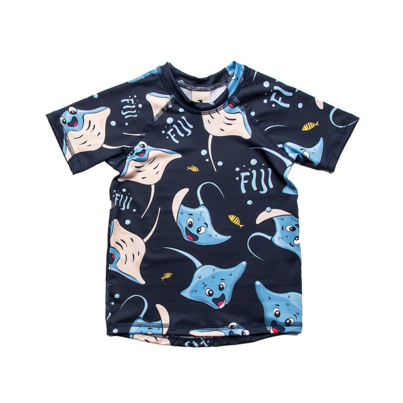 Schwimmset anti UV - Marineblau Ray