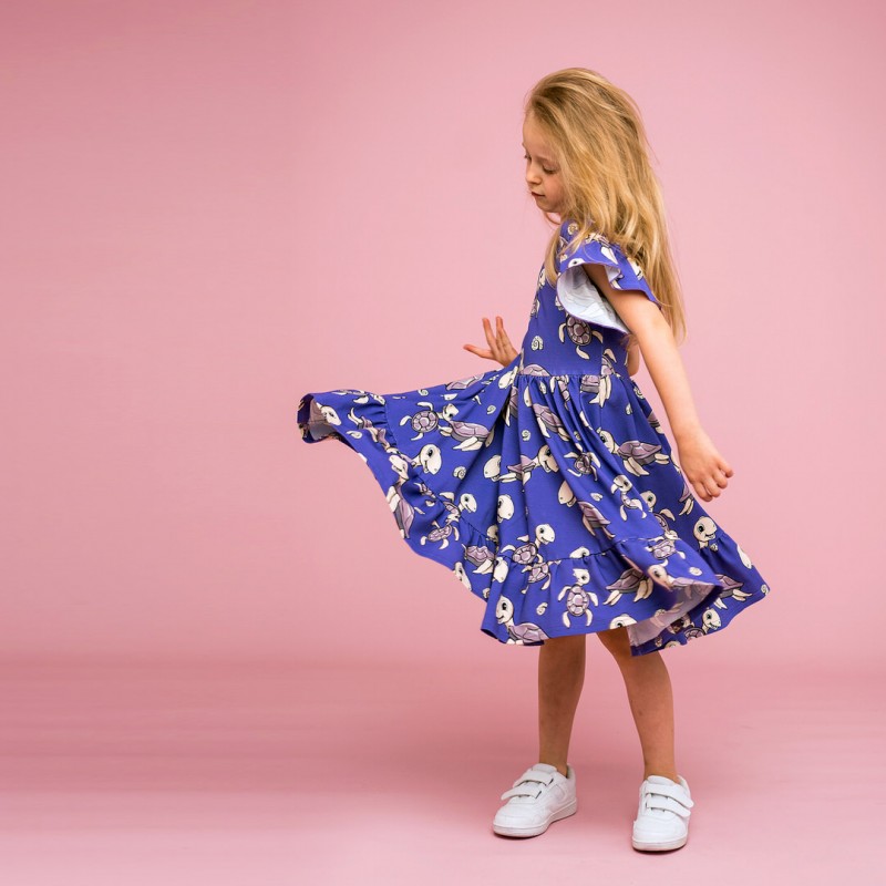 Frühjahrs Kleid - Schildkröten