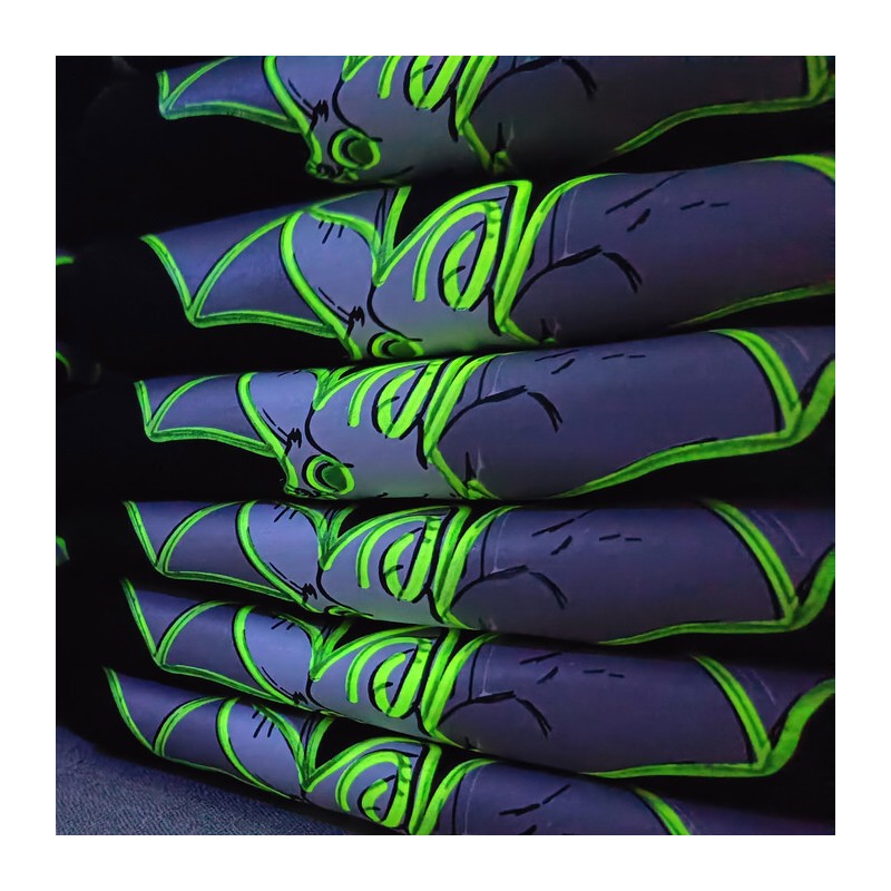 T-shirt glow in the dark - Black Bat