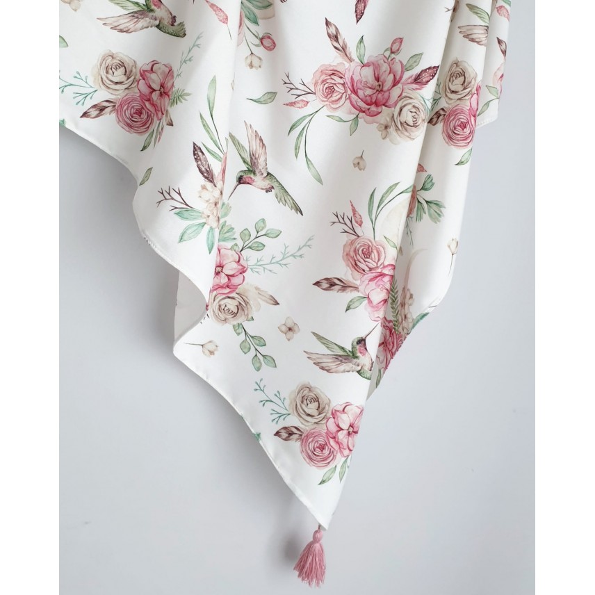 Bamboo swaddle - Hummingbirds Bamboo swaddle - Hummingbirds
