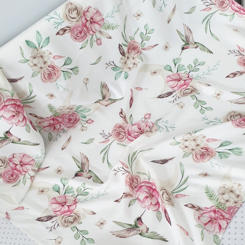 Bamboo swaddle - Hummingbirds Bamboo swaddle - Hummingbirds