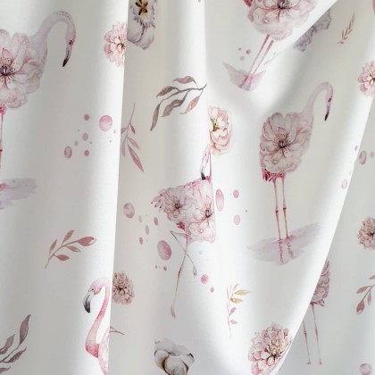 Bambus-Wickeltuch - Flamingos