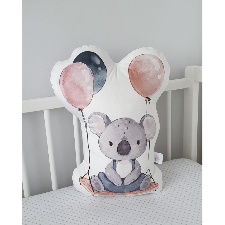 Coussin décoratif en velours pour enfant