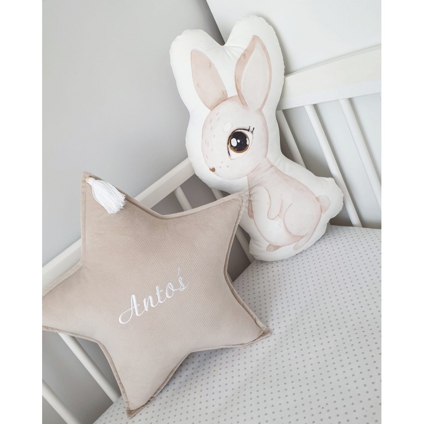 Coussin décoratif en velours pour enfant