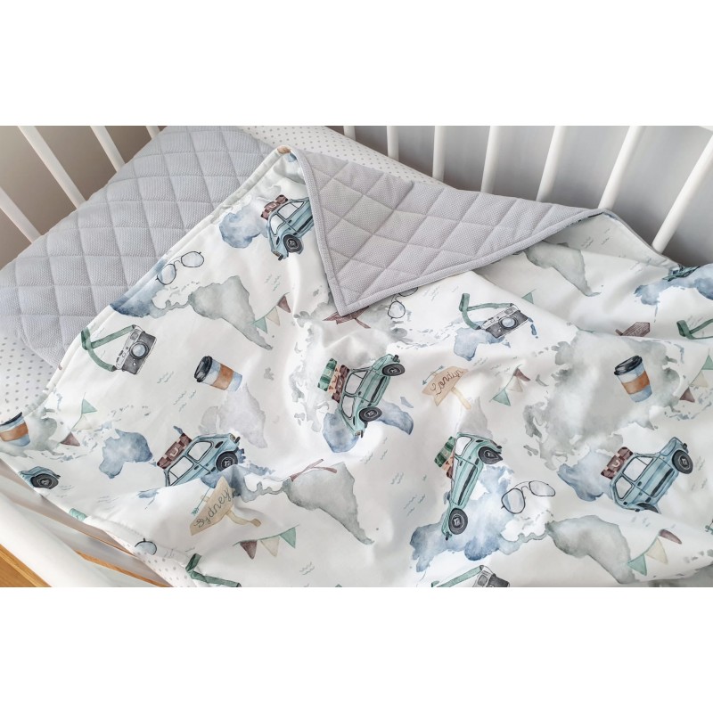 Bedding set with filling to stroller/crib - Cars