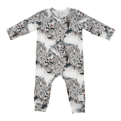 Hey Popinjay! Barboteuse, tout en un, en coton bio pour bébé