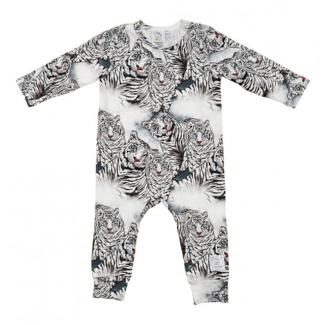 Hey Popinjay! Barboteuse, tout en un, en coton bio pour bébé Hey Popinjay! Barboteuse, tout en un, en coton bio pour bébé