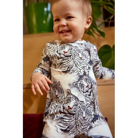 Hey Popinjay! Barboteuse, tout en un, en coton bio pour bébé Hey Popinjay! Barboteuse, tout en un, en coton bio pour bébé