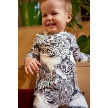 Hey Popinjay! Barboteuse, tout en un, en coton bio pour bébé Hey Popinjay! Barboteuse, tout en un, en coton bio pour bébé