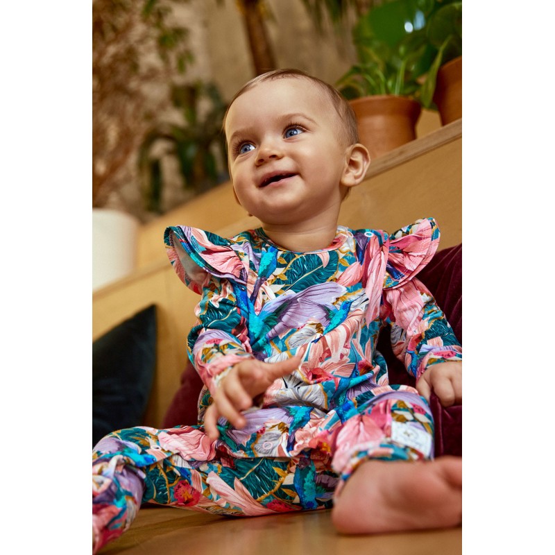 Hey Popinjay! Barboteuse, tout en un, en coton bio pour bébé