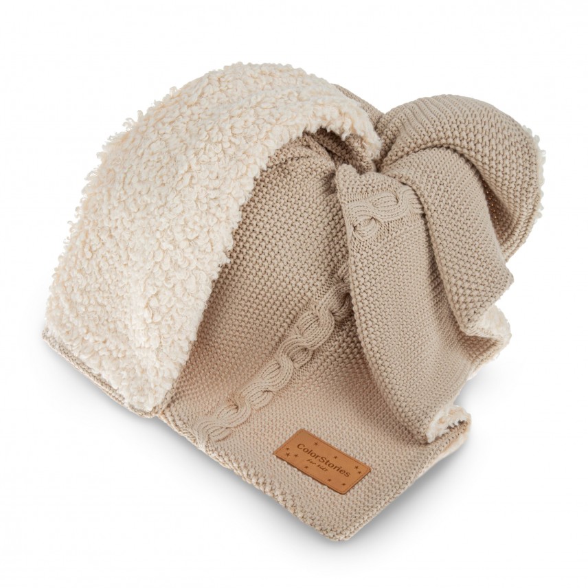 Couverture chaude en coton et peluche Couverture chaude en coton et peluche