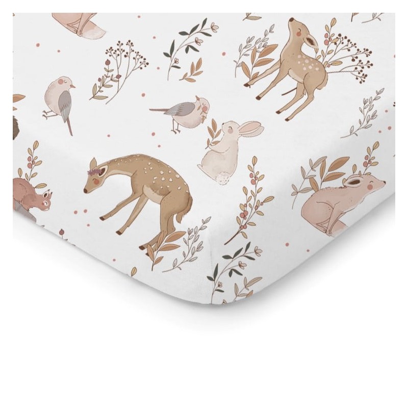 Bedsheet 70x140cm - Forest Friends