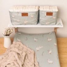 Drap-housse sur matelas à langer - Bonne Oie Olive Drap-housse sur matelas à langer - Bonne Oie Olive