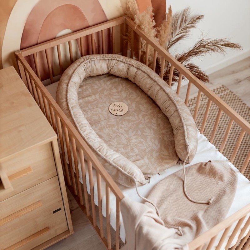 Baby Nest / Kokon 2in1 - Musselin Beige Mantulien