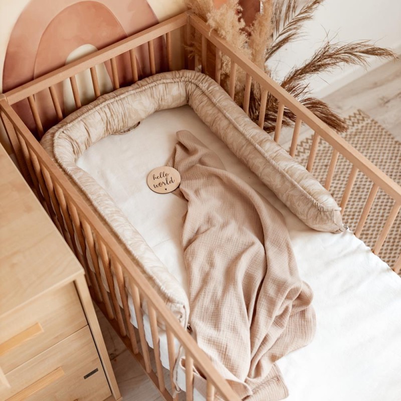 Baby Nest / Kokon 2in1 - Musselin Beige Mantulien