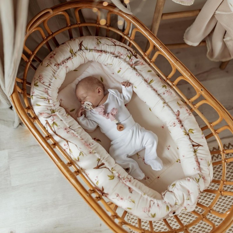 Baby Nest / Kokon 2in1, doppelseitig - Ankunft der Vögel