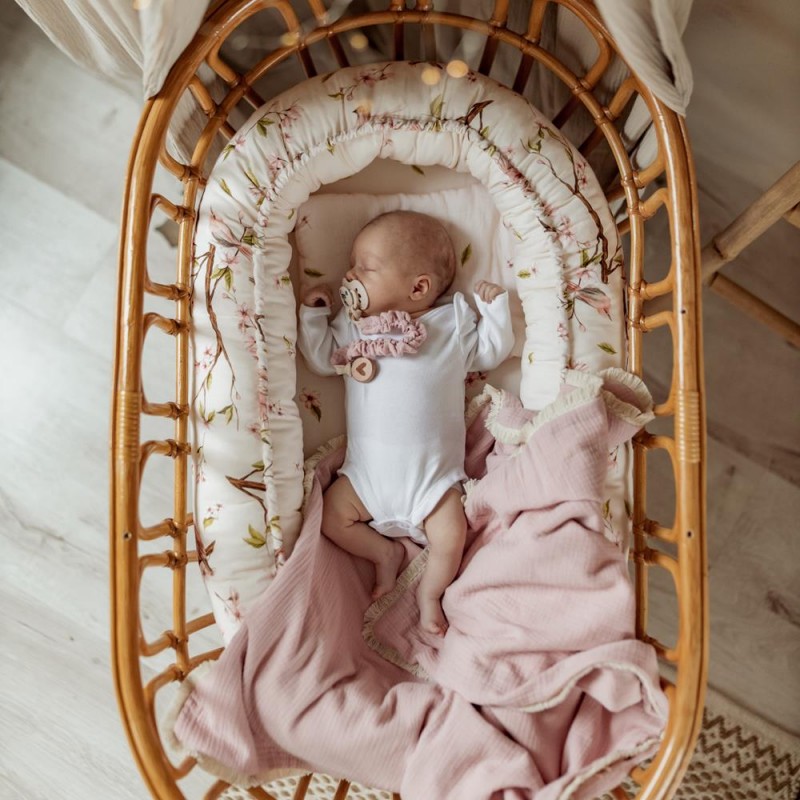 Baby Nest / Kokon 2in1, doppelseitig - Ankunft der Vögel