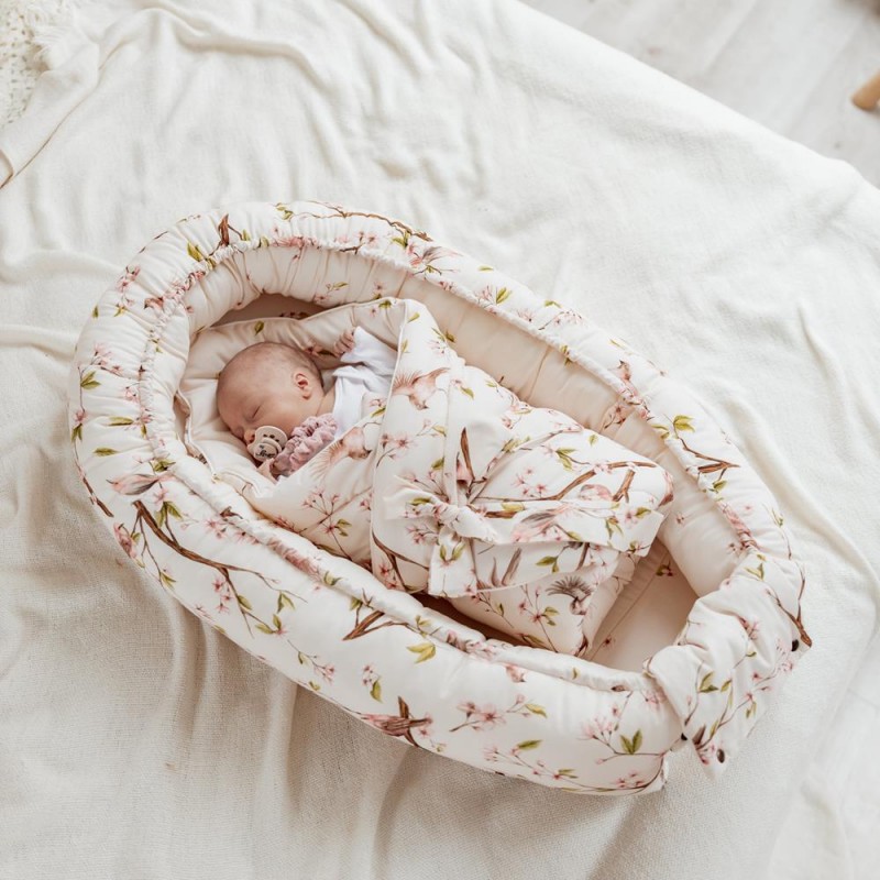 Baby cocoon baby nest 2in1 Mantulien MINTYMOOD.CH