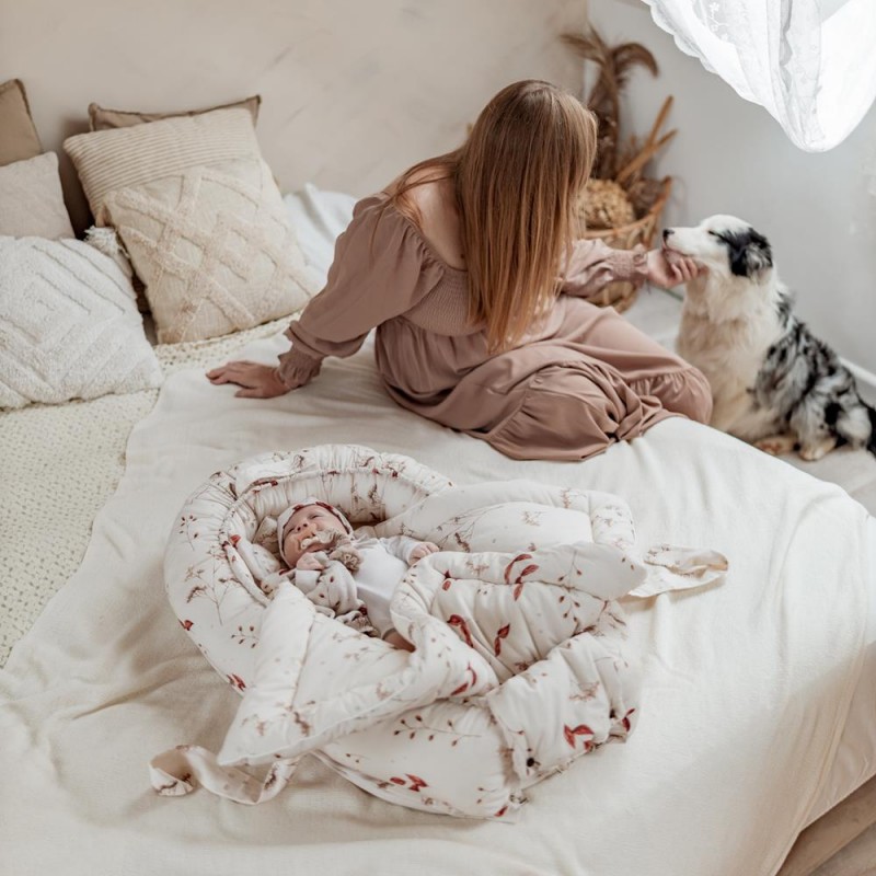 Baby Nest / Kokon 2in1 doppelseitig - Mantulien