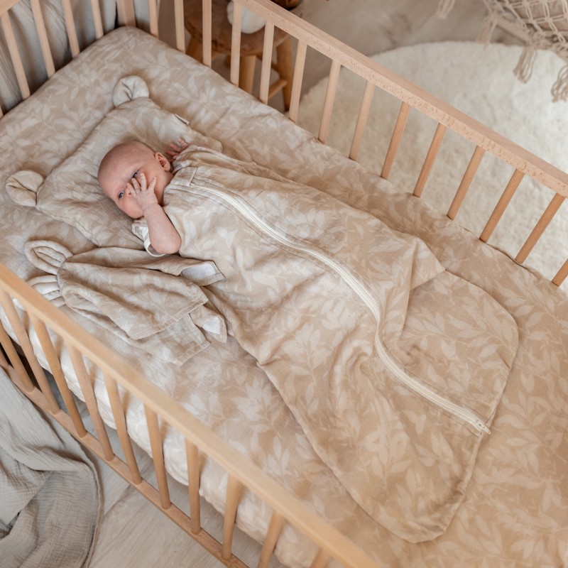 Bettlaken - Musselin Beige Mantulien