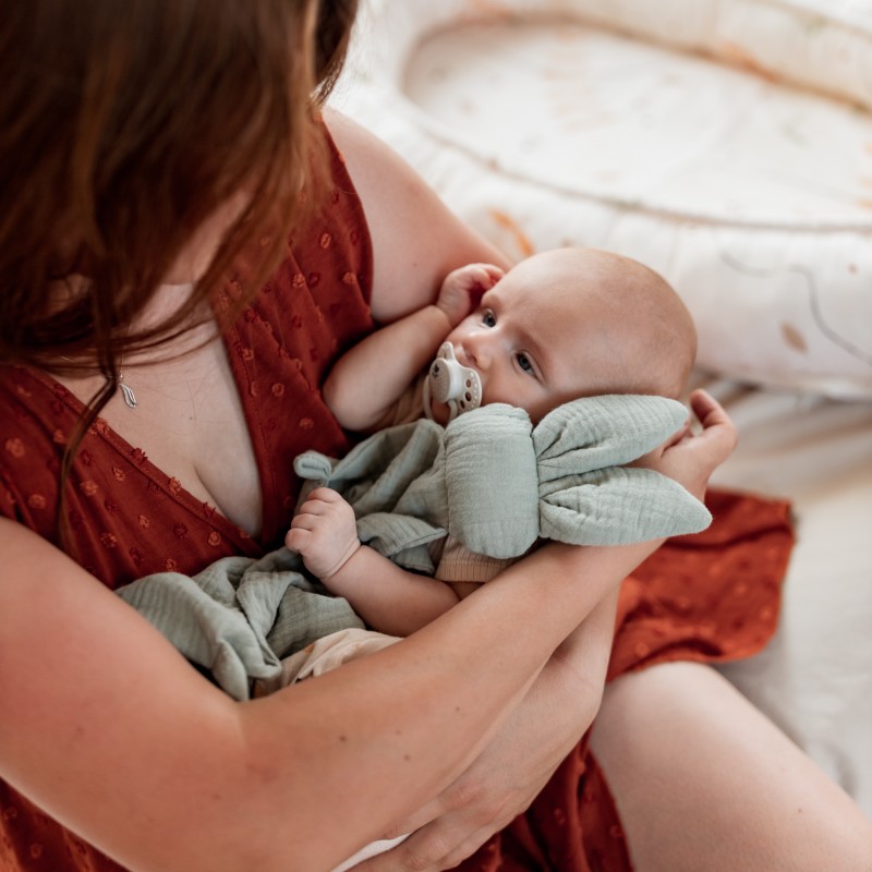 Doudou in muslin - Bunny Sage