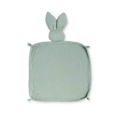 Doudou aus Musselin - Hase Salbei