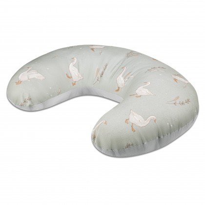Nursing pillow - Happy Geese Olive