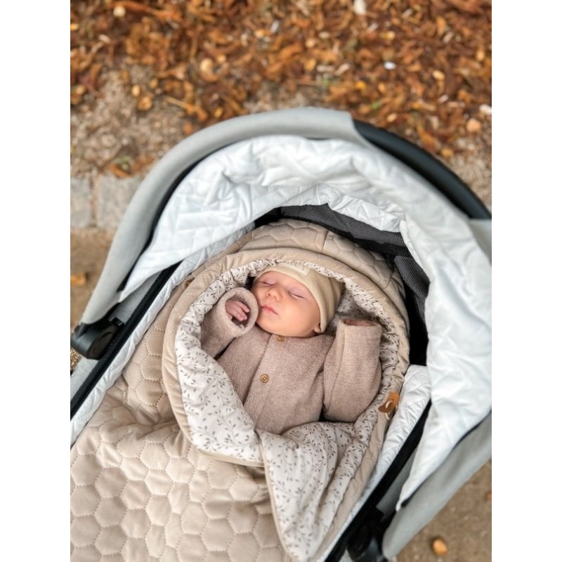 Fußsack für Kinderwagen 3in1 - Kräuter