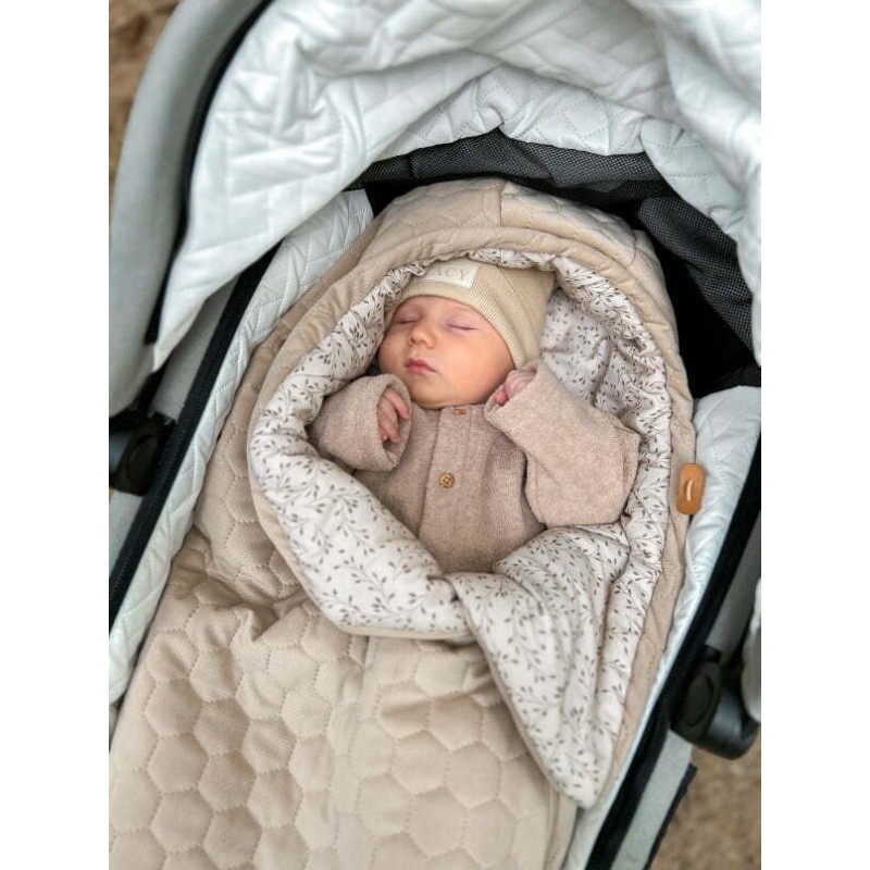 Fußsack für Kinderwagen 3in1 - Kräuter