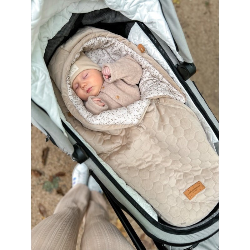 Fußsack für Kinderwagen 3in1 - Kräuter