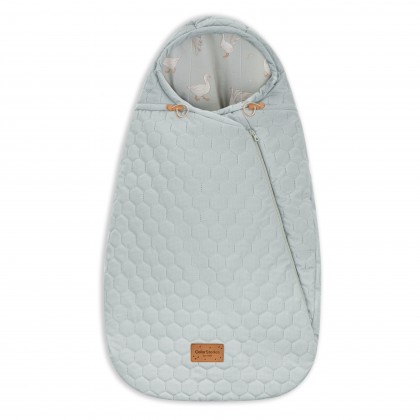 Fußsack für Kinderwagen 3in1 - Happy Geese Olive