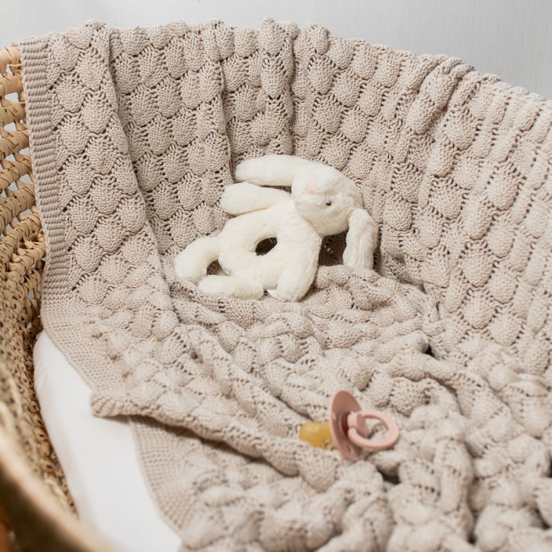 Bamboo blanket Fema - Light Beige