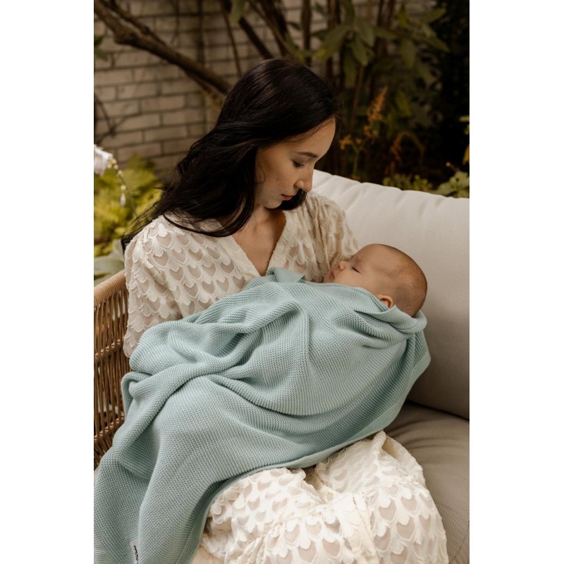 Bamboo blanket Bibi - Mint