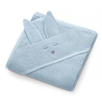 Handtuch mit Kapuze - Blau