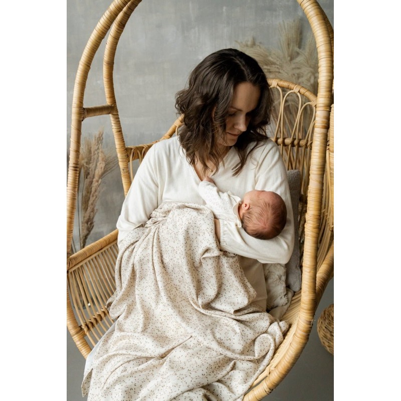 Bamboo swaddle - Herbs