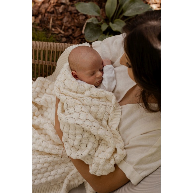 Bamboo blanket Fema - Cream