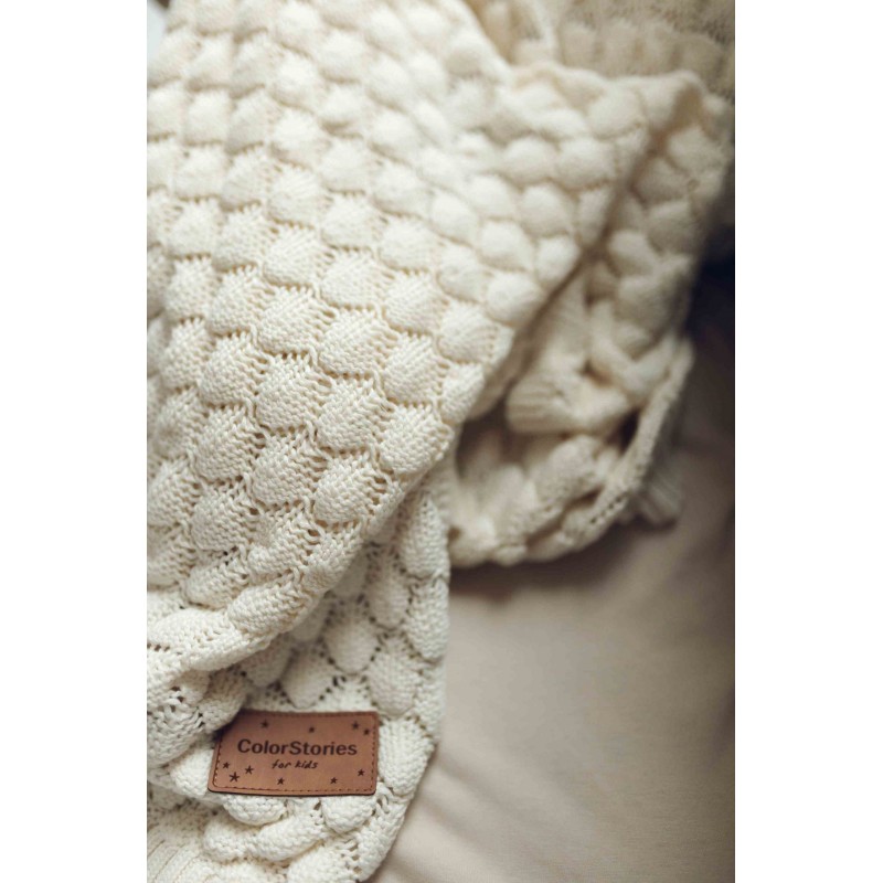 Bamboo blanket Fema - Cream