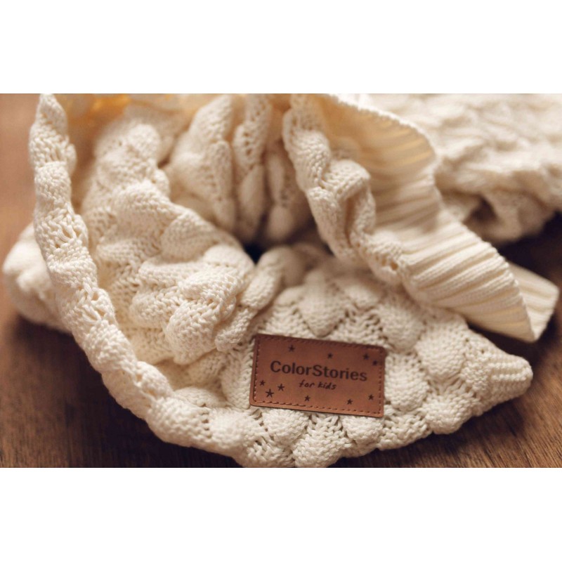 Bamboo blanket Fema - Cream