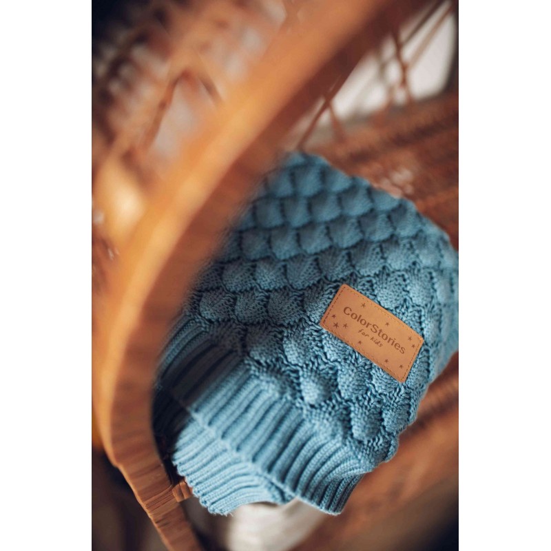 Bambusdecke Fema - Ozeanblau